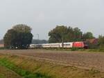101 031 mit IC von Norddeich - Emden am ehemaligen Bk Deves, 02.10.14