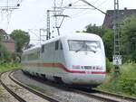 401 002 als ICE 1103 Norddeich=Mole - Stuttgart in Rheine einfahrend,  11.06.2022