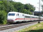 401 002 (JEVER) als ICE 1110 Stuttgart - Norddeich=Mole in Rheine=Bentlage, 25.06.2022