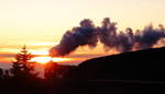 Sonnenuntergang auf dem Brocken.