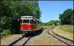 Das  Fischst�bchen  VT 137 013-8 am 12.07.2026 im Bahnhof Stra�berg/Harz.