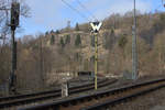 Abzweig zum Kalkwerk, bei Rübeland. 01.04.2018 12:02Uhr.