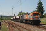 hvle V330.3 durchf�hrt mit einem kurzen Zug vom Kalkwerk Horberg den Elbinger�der Westbahnhof; 10.06.2007