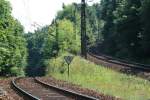 Mal wieder drei Bilder des steilste Streckenabschnitt einer Adhsionseisenbahn in Deutschland.