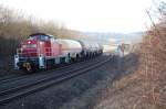 294 731-5 mit FZT 54358 Paderborn Gbf - Ottbergen hier zwischen Langeland und Reelsen, 07.02.2011