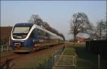 VT726 und VT706 werden in wenigen Minuten als RB67 (NWB81558)  DER WARENDORFER  die Kreisstadt Warendorf erreichen.