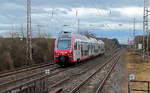 Nachschuss vom S-Bahnsteig in Düsseldorf-Eller Süd auf CFL 2306 (IC 5107 Düsseldorf - Luxemburg) am 24.01.2018