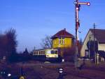 Marbeck-Heiden mit 515 633 am 28.12.1992