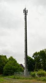 Bahnfunkmast auf dem ehemaligen Gtergelnde in Krefeld-Forstwald.