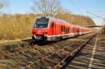 Im Bahnhof Bösensell gelang mir dieses Bild vom 1428 508 der im Doppel mit seinem Bruder 1428 002 auf der Kbs 425 ihren Dienst als RB 42 versahen am heutigen Sonntag den 8.3.2015