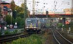 241 004 von Hectorrail  kommt als Lokzug aus Krefeld-Uerdingen) nach Krefeld-Hbf und kommt aus Richtung Krefeld-Uerdingen und fährt in Richtung Krefeld-Hbf.