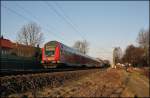 RE2 (RE 10222)  Rhein-HAARD-Express  konnte im Nachmittagslicht des 27.12.2008 vor Haltern am See abgelichtet werden.