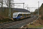 643 312-1 (Bombardier Talent) unmittelbar vor der Einfahrt in den Bahnhof Altenbeken.
