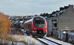 632 114 verlässt am 01.02.2019 Hagen-Oberhagen in Richtung Lüdenscheid