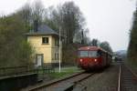 In Oberbrügge hat 796 702 im Rahmen einer Sonderfahrt schon auf das Gleis nach Halver umgesetzt (30.04.1995). heute ist die Strecke abgebunden.