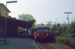 Bahnhof Lüdenscheid, 30.04.1995 mit 796 702, 996 701, 996 658