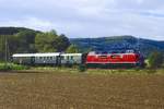 V 200 033 mit Fotosonderzug am 29.09.1996 bei Balve