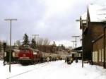 218 138 hat die Kurswagen aus Amsterdam am 28.02.1988 nach Winterberg gebracht.