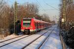 S-Bahn Köln 423 299 mit 423 XXX als S11 Bergisch Gladbach nach Düsseldorf Flughafen Terminal in Köln-Holweide am 18.01.2024.