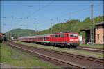 111 114 durchf�hrt mit dem RE11 (RE 9016)  Maas-Wupper-Express  den ehemaligen Bahnhof Westhofen.
