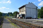 Blick auf den Bahnhof Neunkirchen.
