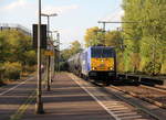 146 520-2 von WRS kommt mit einem Kesselzug aus Oberhausen-West(D) nach Basel(CH) und kommt aus Richtung Köln-Gremberg und fährt durch Bonn-Oberkassel in Richtung Koblenz.