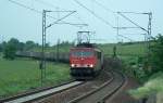 DB 155 208-2 mit einem Ambogio KLV Richtung Wiesbaden, bei Hattenheim; 27.05.2008