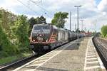 Schmanckerl Nr.2 des Tages war die HSL 187 537 in Roisdorf mit einem Kesselwagenzug gen Bonn fahrend vor meine Linse gekommen ist.