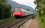 101 031-3 DB kommt mit einem IC 2027 aus Hamburg-Altona(D) nach Passau-Hbf(D) und kommt aus Richtung