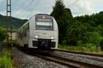 460 503-6 mit seinem Bruder 460 004-5 als MRB nach Koblenz bei der Einfahrt in Bad Salzig am Sonntag den 15.6.2014