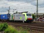 BLS Cargo 486 510 mit KLV am 14.06.14 in Koblenz Lützel.