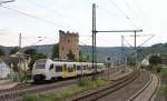 460 007-8 als MRB25346 (Mainz Hbf-Koblenz Hbf) in Boppard 6.8.14