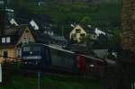 Die beiden RBH Loks 274 und 271 sind bei Oberwesel mit einem Kohlezug gen Süden unterwegs.