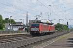 DB Cargo 189 036 und 189 042 auf der linken Rheinstrecke in Richtung Köln (Urmitz, 04.06.18).