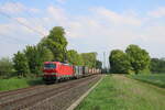 DB Cargo 193 339 fährt mit einem KV-Zug durch Bornheim gen Norden (02.05.2022)