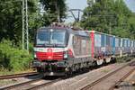 23.06.2026, 11:Uhr: 7193 625-9 Bahnoperator  Marco Polo Express  mit dem Namen  Emilia  geleast von  ELL  bei der Durchfahrt durch den Bf Br�hl (Rheinl.) in Fahrtrichtung Bonn.