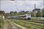 Trans Regio 460009-4 f�hrt hier am 18.9.2026 um 13.48 Uhr aus Richtung Bonn HBF kommend in Bonn Mehlem ein.