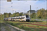 Eine Doppeleinheit von Trans Regio mit ET 460501 an der Spitze f�hrt hier aus Bonn HBF kommend am 18.09.2026 um 17.01 Uhr in Bonn-Mehlem ein.