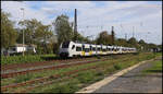 Trans Regio mit ET 460012-8 an der Spitze verl��t hier am 18.09.2026 um 15.34 Uhr den Bahnhof Bonn - Mehlem in Richtung Bonn HBF.