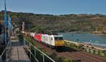 EuroCargoRail 186 174-9 und DB Cargo 186 340-6 mit Tankwagen in Oberwesel (Rheintal) am 12.09.20 