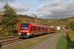 620 539 bei der Ausfahrt in Dernau am 24.10.2020