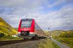 620 539 in Dernau/Ahr - im  Hintergrund wartet bereits 78 468 auf die Ausfahrt (24.10.2020). 