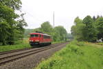 155 128 auf dem Weg durch den Würselner Stadtwald am 20.5.19