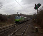 193 827-3 von Flixtrain kommt mit dem FLX30 aus Leipzig-Hbf nach Aachen-Hbf und kommt aus Richtung Köln und rast durch Aachen-Eilendorf in Richtung Aachen-Rothe-Erde,Aachen-Hbf.