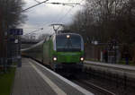 193 827-3 von Flixtrain kommt mit dem FLX30 von Aachen-Hbf nach Leipzig-Hbf und kommt aus Aachen-Hbf,Aachen-Rothe-Erde und rast durch Aachen-Eilendorf in Richtung