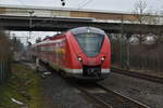 1440 320-8 als Führungsfahrzeug eines S8 Zuges nach Hagen Hbf am Sonntag den 14.1.2018 in Korschenbroich bei der Einfahrt.