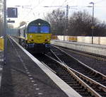 Die Class 66 PB18 von der Rurtalbahn-Cargo kommt aus Richtung Aachen-West,Laurensberg,Richterich und fährt durch Kohlscheid und fährt als Lokzug aus Aachen-West nach Oberhausen-West in