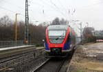 Ein Nachschuss von der Euregiobahn (RB20) kommt aus Stolberg-Altstadt nach Alsdorf und hält in Kohlscheid und fährt in Richtung Herzogenrath.