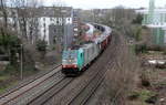 Die Cobra 2839 kommt mit einem Schrottzug aus Köln-Kalk(D) nach Genk-Goederen(B) und fährt in Richtung Aachen-Schanz,Aachen-West.