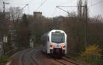 Ein Nachschuss auf einen Holländischer Regionalzug aus Aachen-Hbf(D) nach Maastricht(NL) und kamm aus Richtung Aachen-Hbf und fuhr durch Aachen-Schanz in Richtung